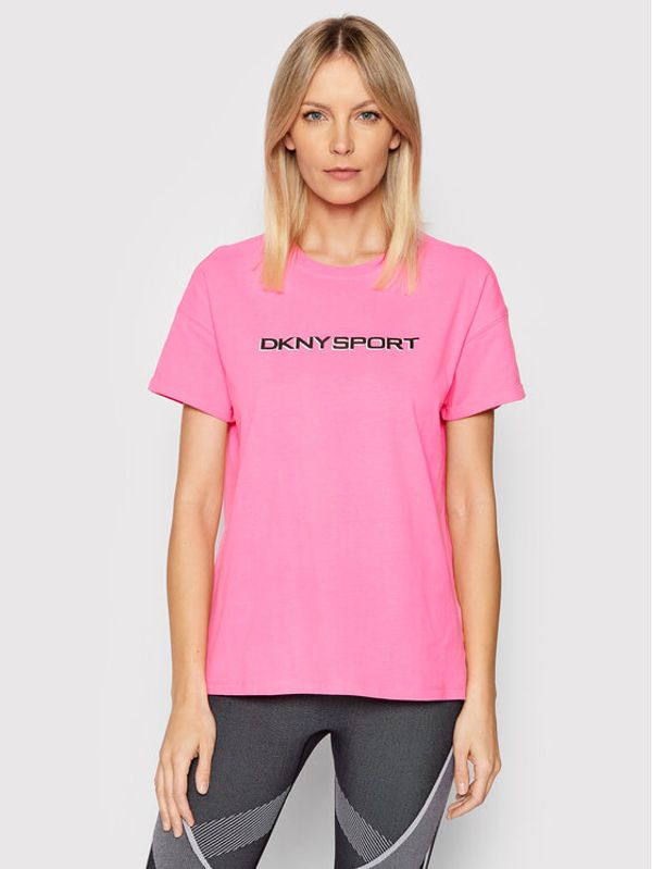 DKNY Sport DKNY Sport Тишърт DP1T8771 Розов Regular Fit