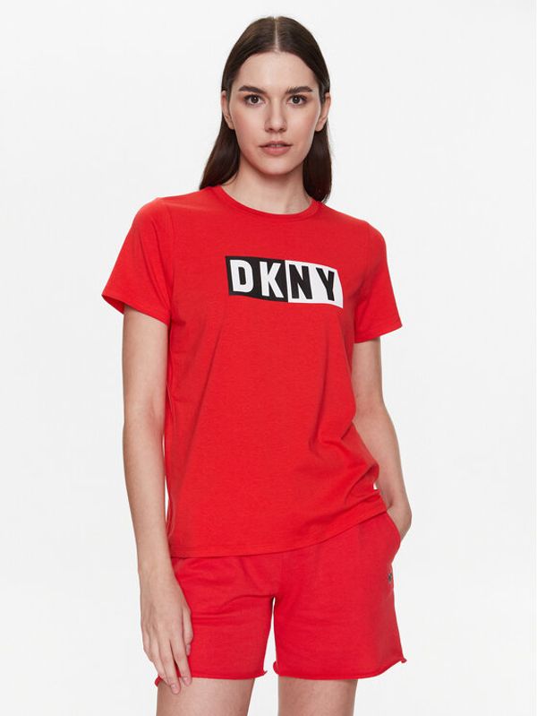 DKNY Sport DKNY Sport Тишърт DP2T5894 Червен Classic Fit