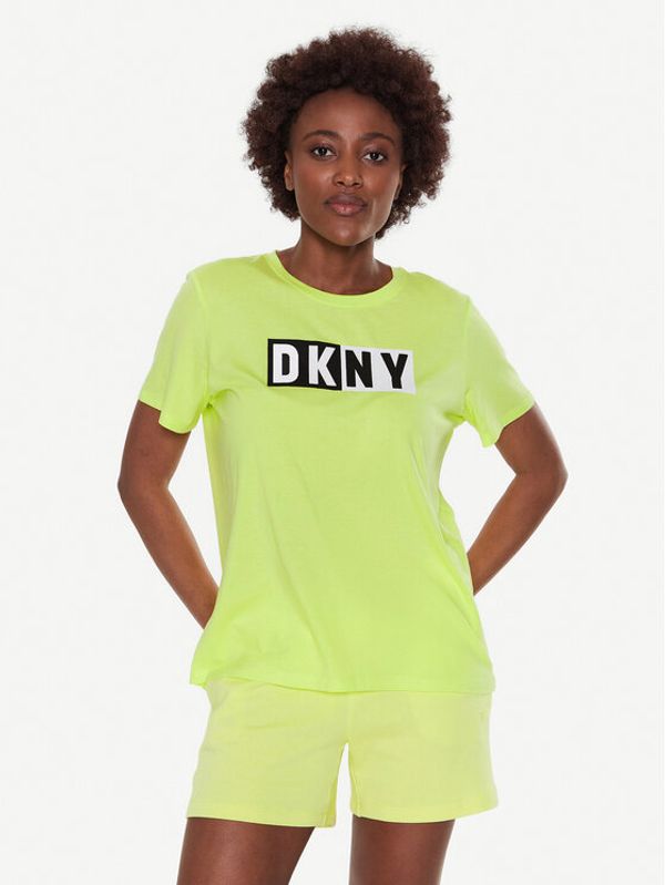 DKNY Sport DKNY Sport Тишърт DP2T5894 Жълт Classic Fit