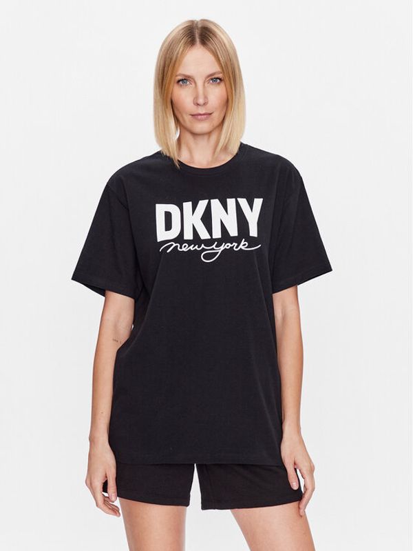 DKNY Sport DKNY Sport Тишърт DP3T9323 Черен Classic Fit