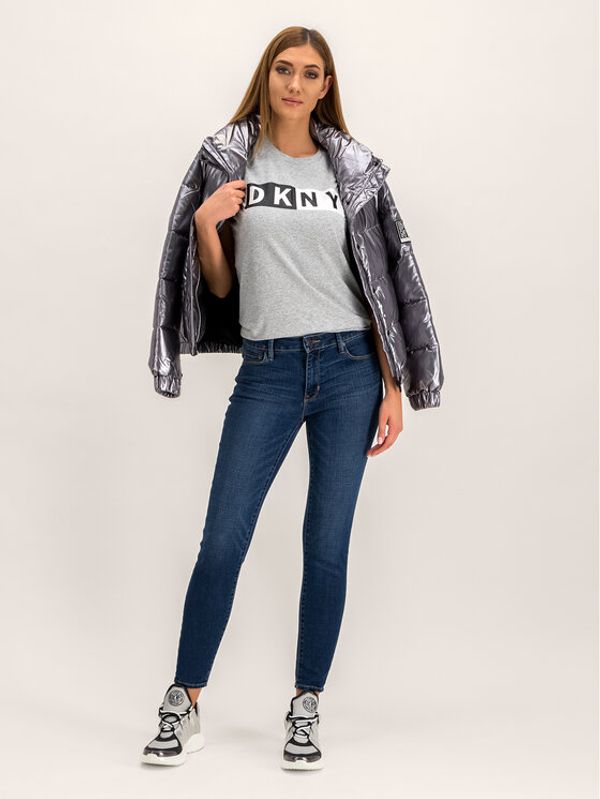 DKNY Sport DKNY Sport Тишърт DP8T5894 Сив Regular Fit