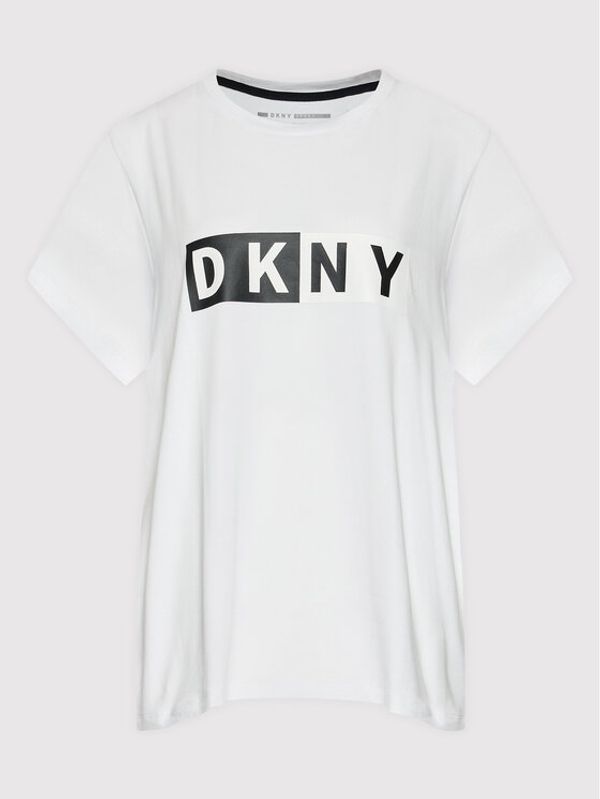 DKNY Sport DKNY Sport Тишърт DPPT5894 Бял Regular Fit
