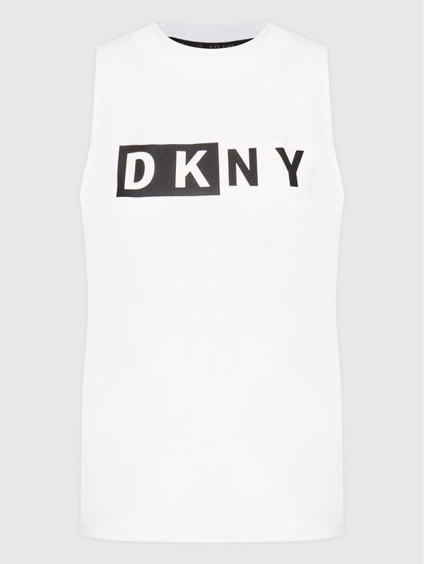 DKNY Sport DKNY Sport топ DP8T5892 Бял Regular Fit