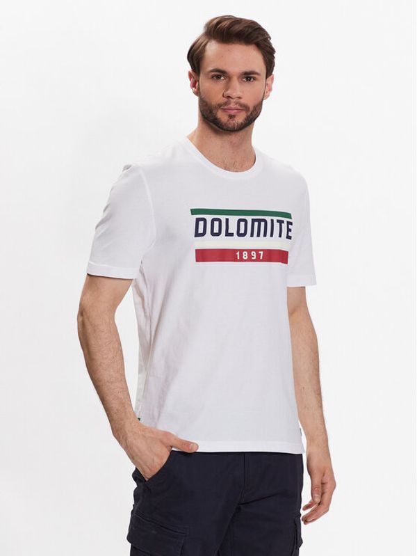 Dolomite Dolomite Тишърт Gardena 289177-748 Бял Regular Fit