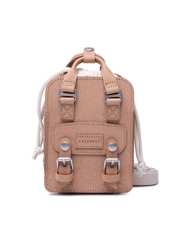 Doughnut Doughnut Дамска чанта Macaroon Tiny Bucke Organic Cotton Series Бежов