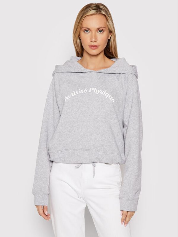 Drivemebikini Drivemebikini Суитшърт Activite Physique 2020-DRV-047_GM Сив Cropped Fit