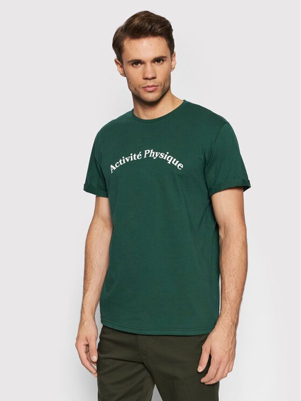 Drivemebikini Drivemebikini Тишърт Unisex Activite Physique 2021-DRV-076 Зелен Relaxed Fit