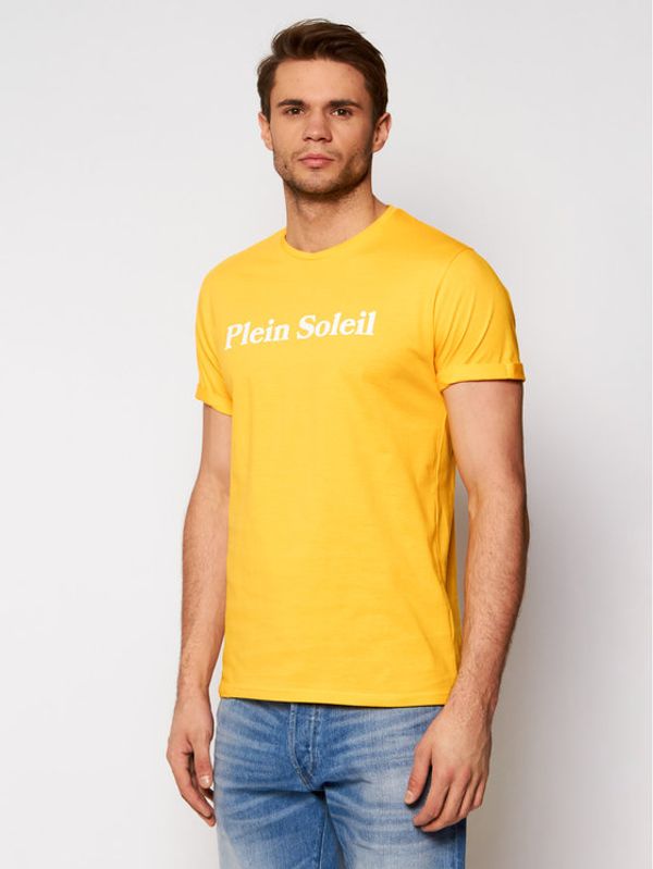 Drivemebikini Drivemebikini Тишърт Unisex Plein Soleil 2020-DRV-003_YEL Жълт Relaxed Fit