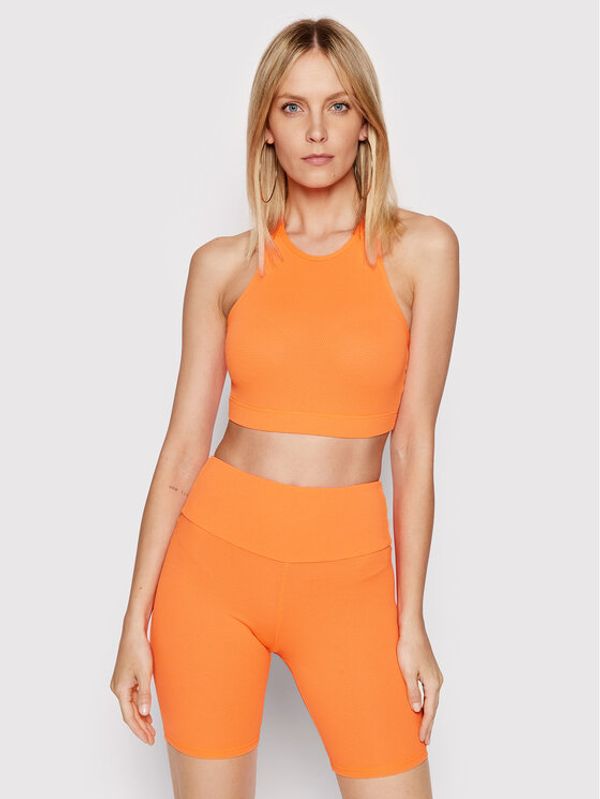 Drivemebikini Drivemebikini топ Active 2022-DRV-053_FO Оранжев Slim Fit