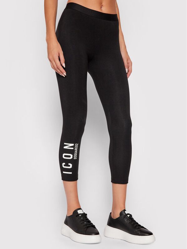 Dsquared2 Underwear Dsquared2 Underwear Клин Icon D8N473660 Черен Slim Fit