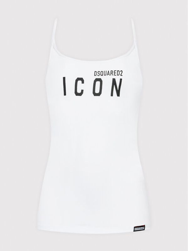 Dsquared2 Underwear Dsquared2 Underwear топ Be Icon D8D903850 Бял Slim Fit