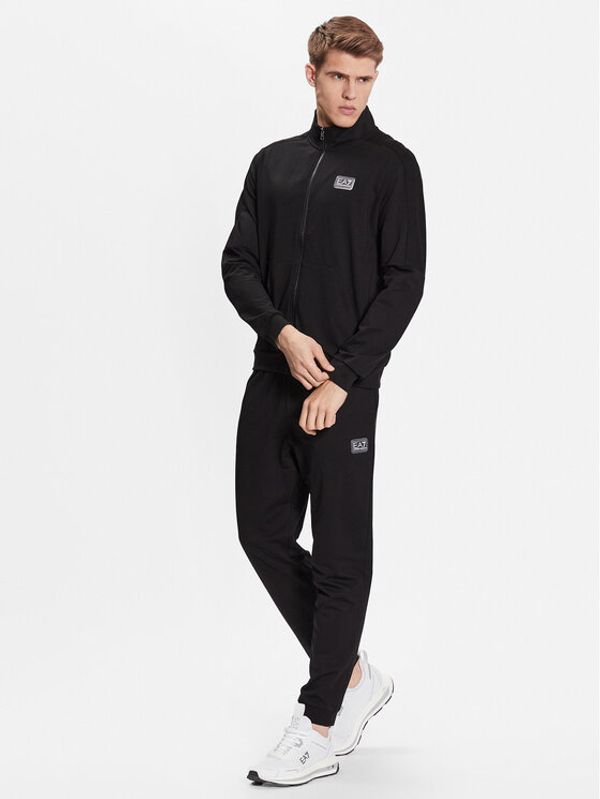 EA7 Emporio Armani EA7 Emporio Armani Анцуг 3RPV73 PJMHZ 1200 Черен Regular Fit