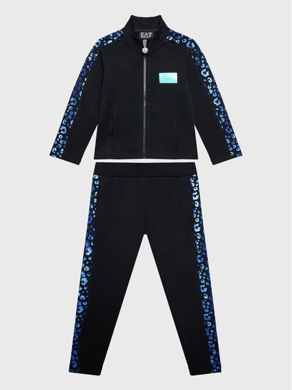 EA7 Emporio Armani EA7 Emporio Armani Анцуг 6LFV04 FJ5FZ 1200 Черен Regular Fit