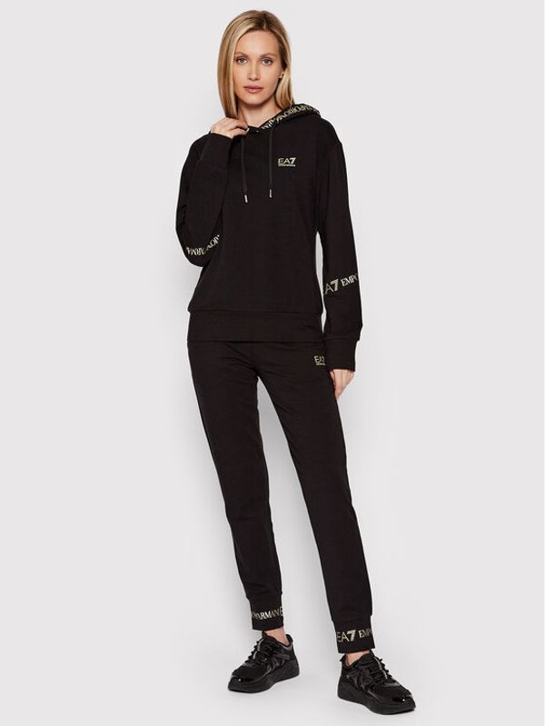 EA7 Emporio Armani EA7 Emporio Armani Анцуг 8NTV52 TJCQZ 0200 Черен Regular Fit