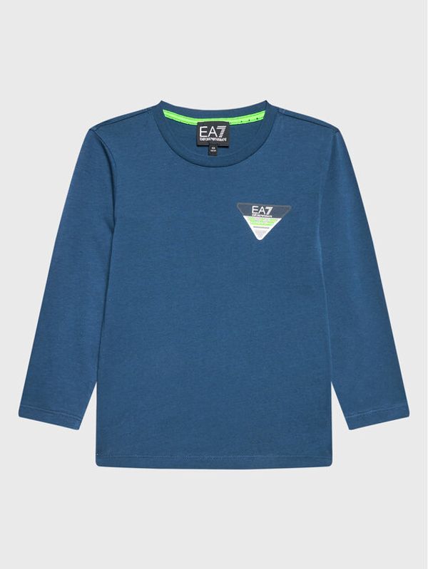 EA7 Emporio Armani EA7 Emporio Armani Блуза 6LBT61 BJ02Z 1568 Син Regular Fit