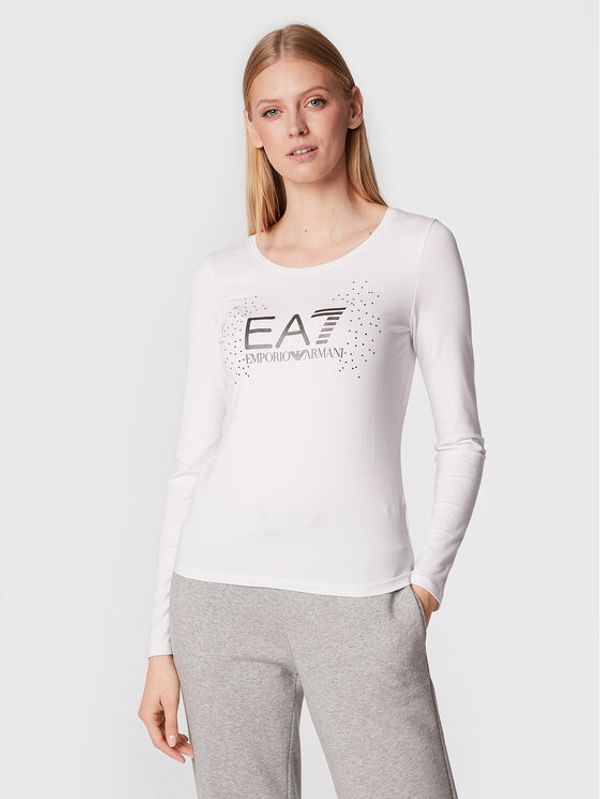 EA7 Emporio Armani EA7 Emporio Armani Блуза 6LTT26 TJDZZ 1100 Бял Regular Fit