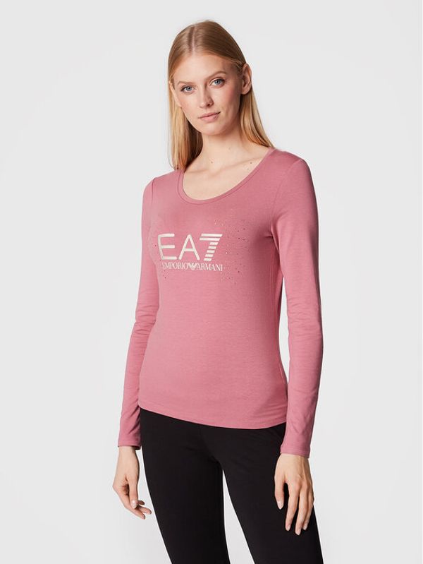 EA7 Emporio Armani EA7 Emporio Armani Блуза 6LTT26 TJDZZ 1438 Розов Regular Fit