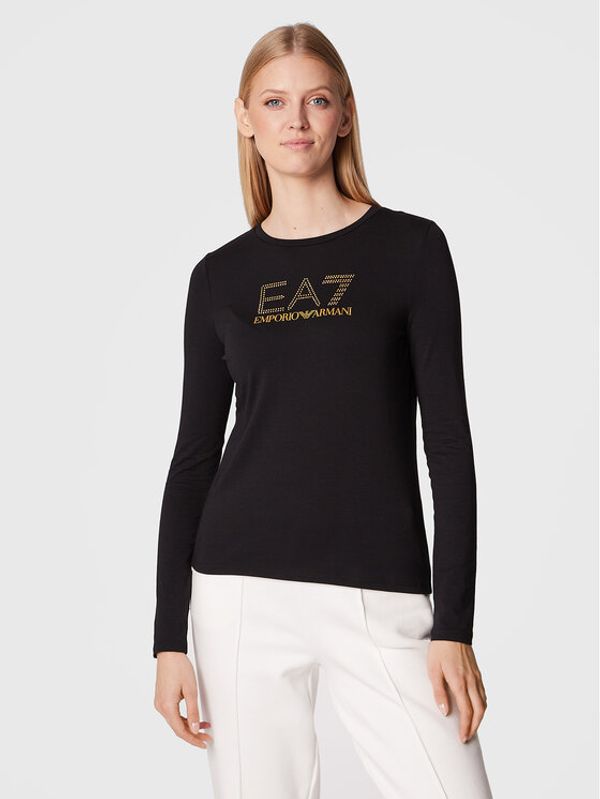 EA7 Emporio Armani EA7 Emporio Armani Блуза 8NTT51 TJDQZ 1200 Черен Regular Fit