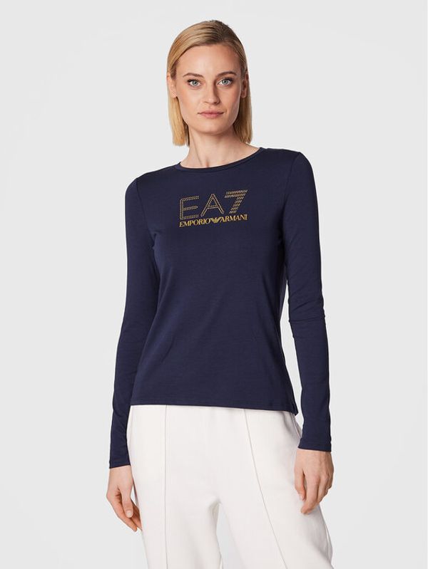 EA7 Emporio Armani EA7 Emporio Armani Блуза 8NTT51 TJDQZ 1554 Тъмносин Regular Fit