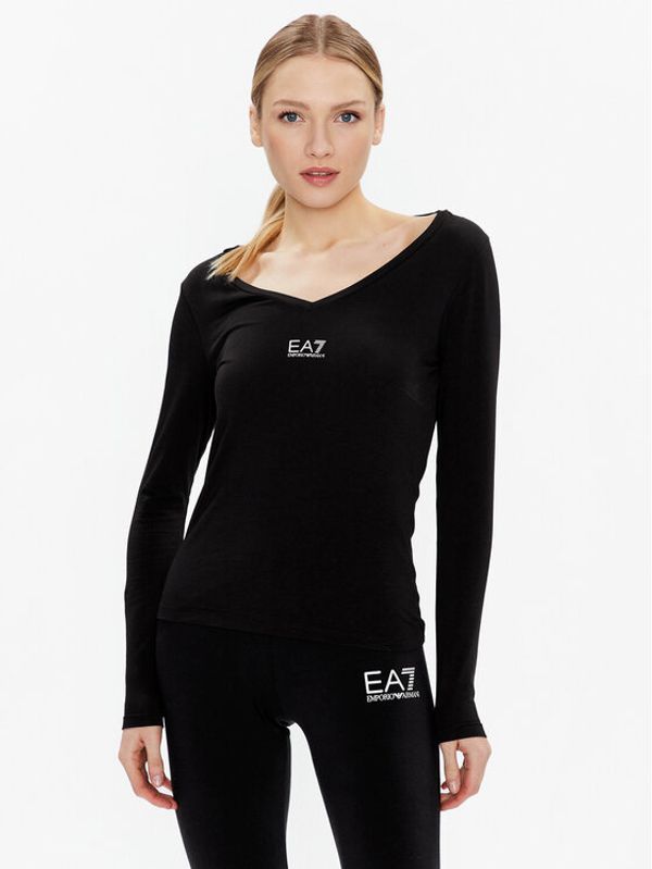 EA7 Emporio Armani EA7 Emporio Armani Блуза 8NTT52 TJFKZ 0200 Черен Regular Fit