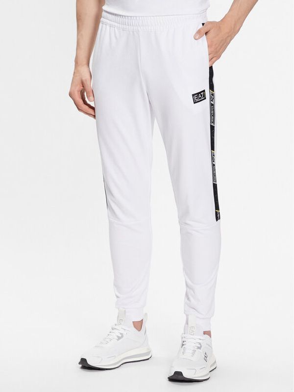 EA7 Emporio Armani EA7 Emporio Armani Долнище анцуг 3RPP58 PJ05Z 1100 Бял Regular Fit