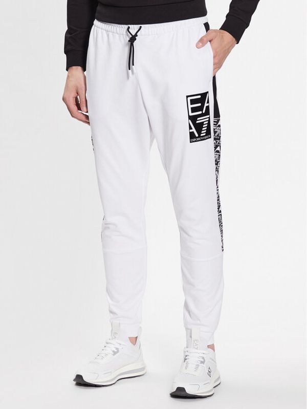 EA7 Emporio Armani EA7 Emporio Armani Долнище анцуг 3RPP65 PJ05Z 1100 Бял Regular Fit
