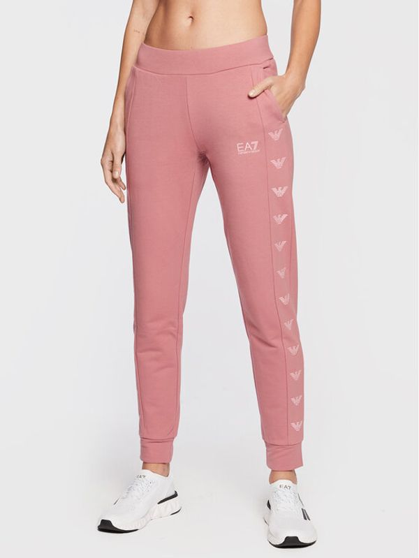 EA7 Emporio Armani EA7 Emporio Armani Долнище анцуг 6LTP69 TJJRZ 1438 Розов Regular Fit
