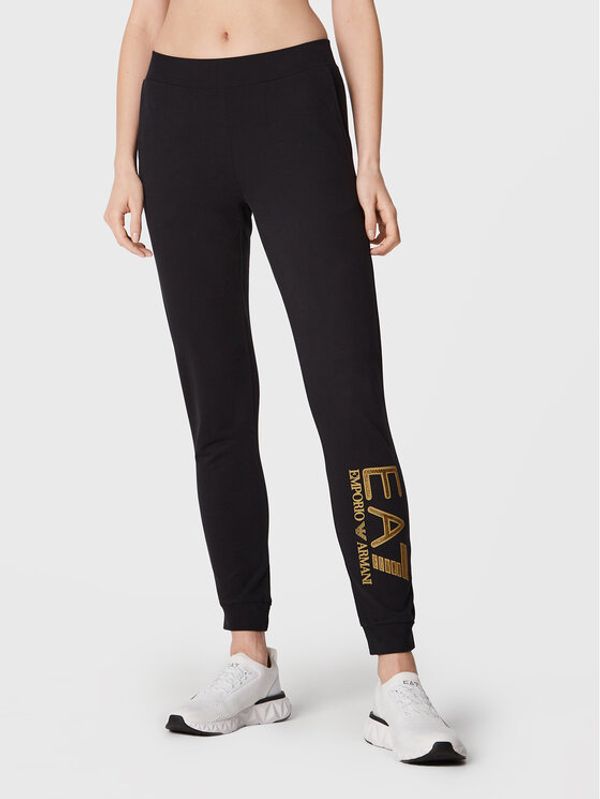 EA7 Emporio Armani EA7 Emporio Armani Долнище анцуг 6LTP79 TJJXZ 0210 Черен Regular Fit