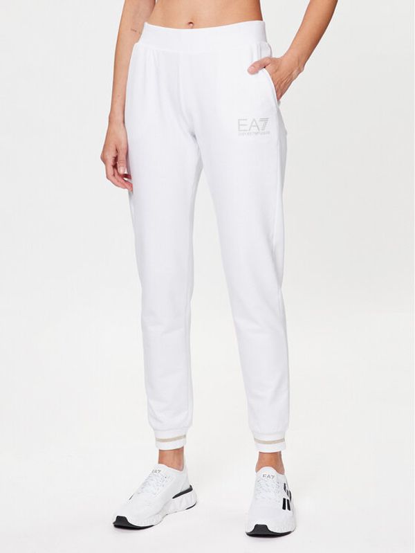 EA7 Emporio Armani EA7 Emporio Armani Долнище анцуг 8NTP67 TJCQZ 1100 Бял Regular Fit