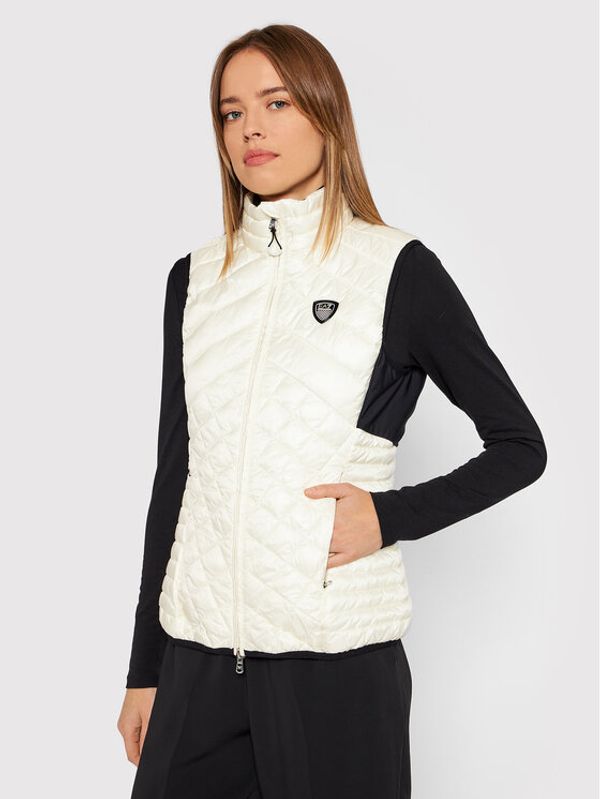 EA7 Emporio Armani EA7 Emporio Armani Елек 6KTQ02 TNQ9Z 1150 Бял Regular Fit