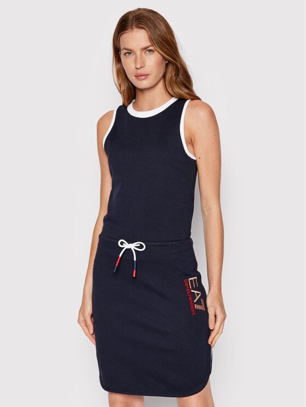 EA7 Emporio Armani EA7 Emporio Armani Ежедневна рокля 3LTA59 TJDEZ 1554 Тъмносин Regular Fit