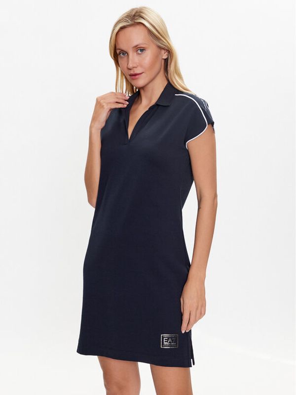 EA7 Emporio Armani EA7 Emporio Armani Ежедневна рокля 3RTA56 TJ9DZ 1554 Тъмносин Regular Fit