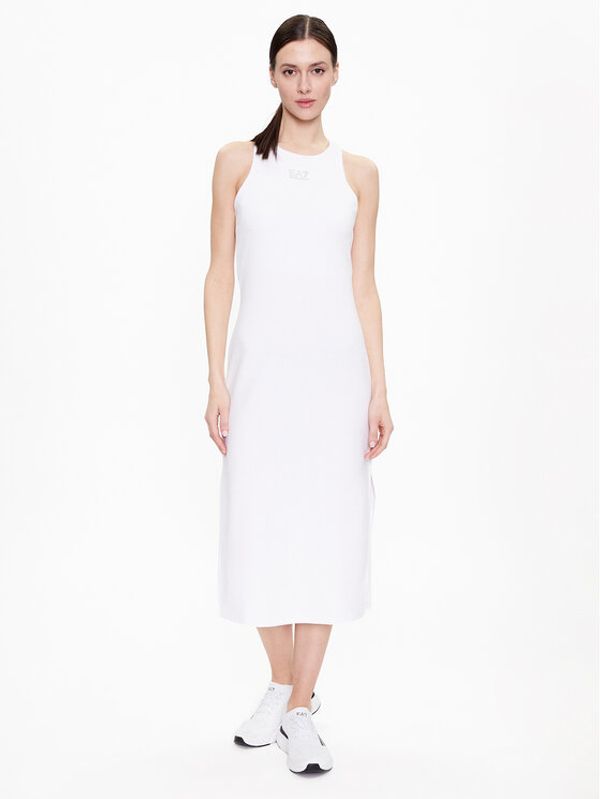 EA7 Emporio Armani EA7 Emporio Armani Ежедневна рокля 3RTA57 TJLQZ 1100 Бял Slim Fit