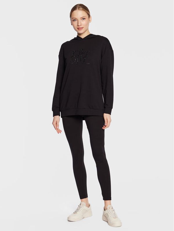 EA7 Emporio Armani EA7 Emporio Armani Комплект суитшърт и клин 3RTV63 TJEAZ 1200 Черен Regular Fit