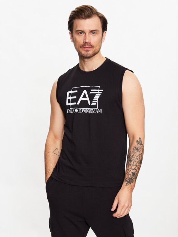 EA7 Emporio Armani EA7 Emporio Armani Мъжки топ 3RPT80 PJ02Z 1200 Черен Regular Fit