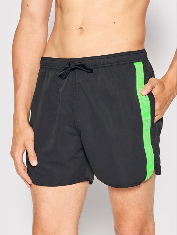 EA7 Emporio Armani EA7 Emporio Armani Плувни шорти 902000 2R734 00020 Черен Regular Fit