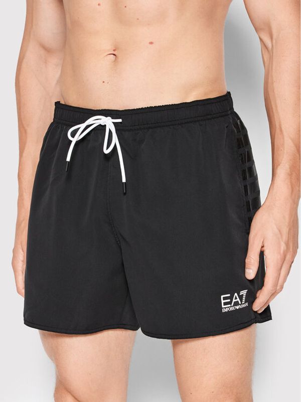EA7 Emporio Armani EA7 Emporio Armani Плувни шорти 902000 2R763 00020 Черен Regular Fit