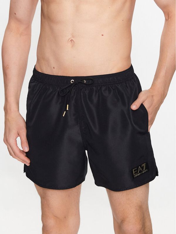 EA7 Emporio Armani EA7 Emporio Armani Плувни шорти 902000 3R742 00020 Черен Regular Fit