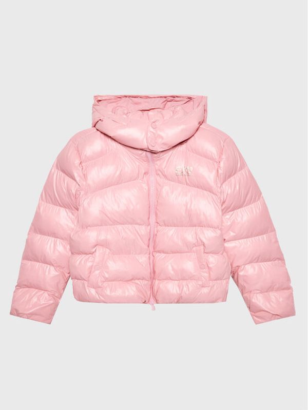 EA7 Emporio Armani EA7 Emporio Armani Пухено яке 6LFB01 FN5LZ 1426 Розов Regular Fit