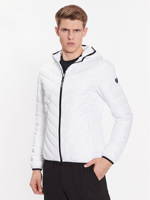 EA7 Emporio Armani EA7 Emporio Armani Пухено яке 8NPB07 PNE1Z 1100 Бял Regular Fit