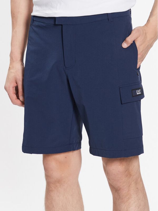 EA7 Emporio Armani EA7 Emporio Armani Шорти от плат 3RPS01 PNBWZ 1554 Тъмносин Regular Fit