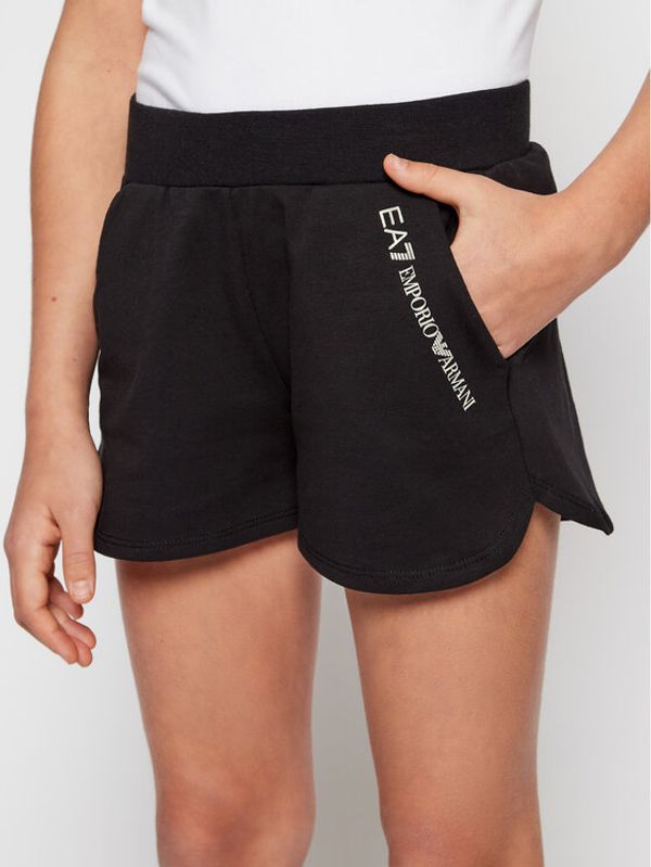 EA7 Emporio Armani EA7 Emporio Armani Спортни шорти 3KFS51 FJ5FZ 1200 Черен Regular Fit