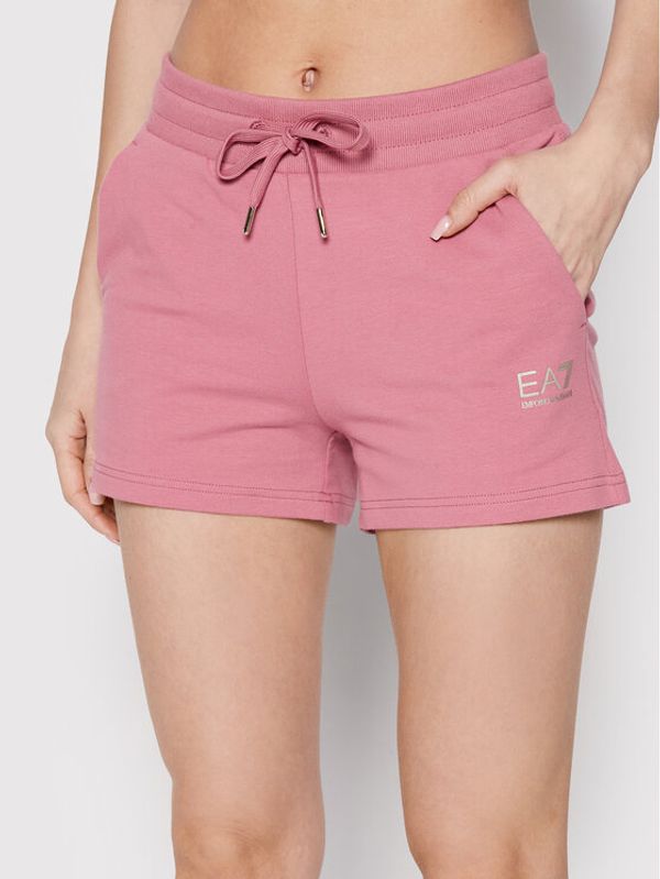 EA7 Emporio Armani EA7 Emporio Armani Спортни шорти 3LTS53 TJCQZ 1413 Розов Regular Fit