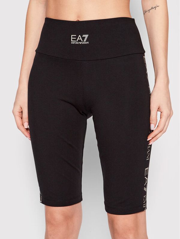 EA7 Emporio Armani EA7 Emporio Armani Спортни шорти 3LTS61 TJ01Z 0200 Черен Slim Fit
