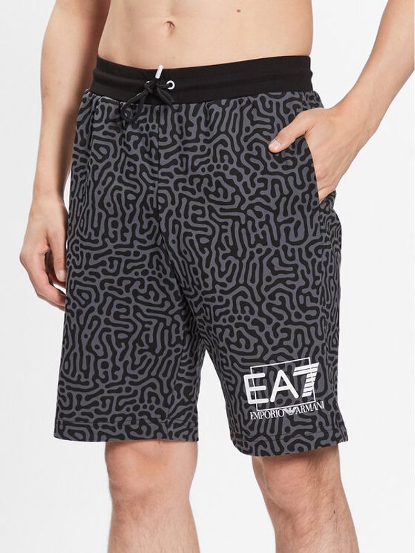 EA7 Emporio Armani EA7 Emporio Armani Спортни шорти 3RPS53 PJ05Z 2224 Черен Regular Fit