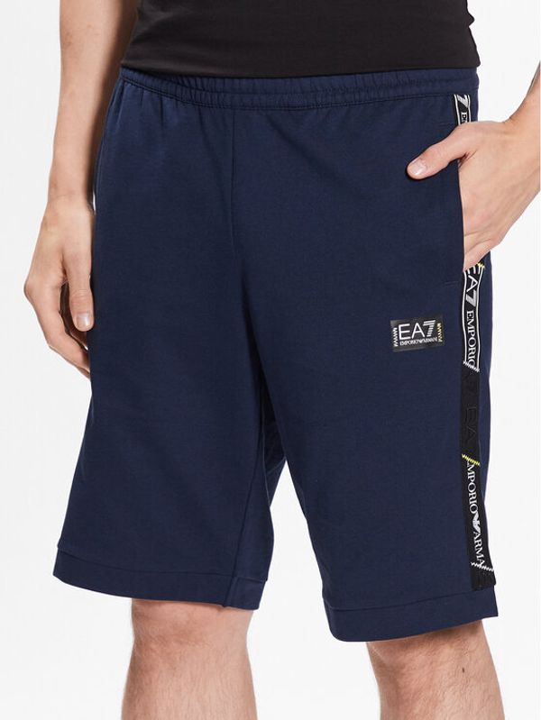 EA7 Emporio Armani EA7 Emporio Armani Спортни шорти 3RPS56 PJ05Z 1554 Тъмносин Regular Fit