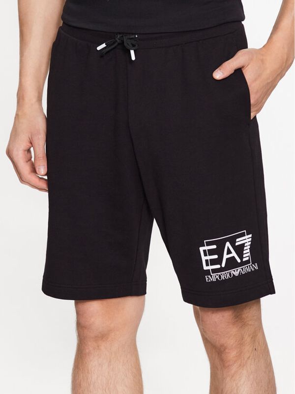 EA7 Emporio Armani EA7 Emporio Armani Спортни шорти 3RPS63 PJ05Z 1200 Черен Regular Fit