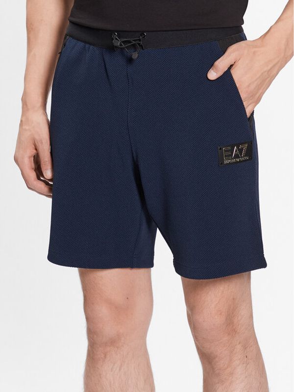 EA7 Emporio Armani EA7 Emporio Armani Спортни шорти 3RPS66 PJG1Z 1554 Тъмносин Regular Fit