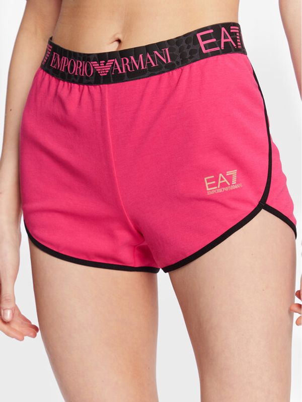 EA7 Emporio Armani EA7 Emporio Armani Спортни шорти 3RTS54 TJKWZ 1417 Розов Regular Fit