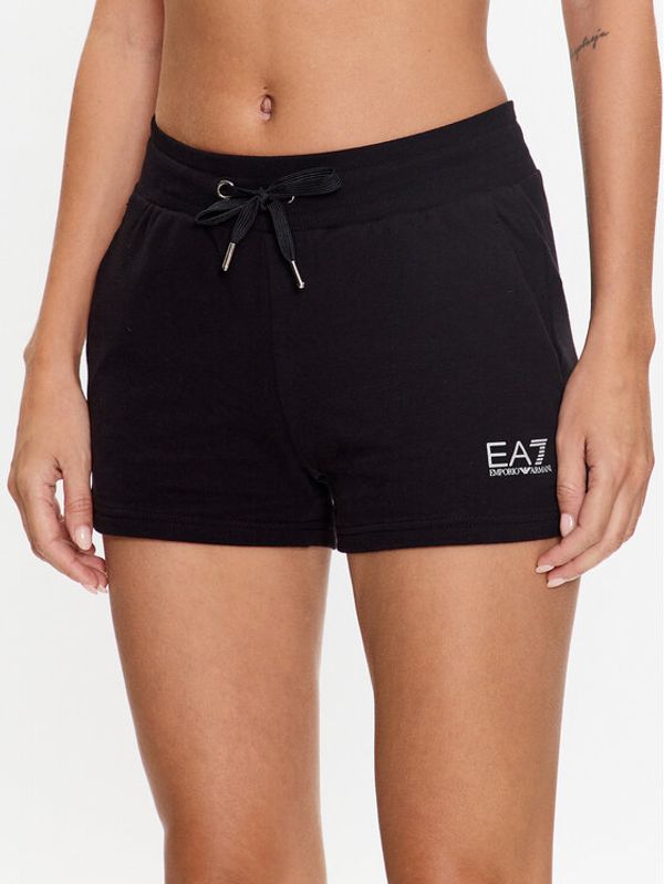 EA7 Emporio Armani EA7 Emporio Armani Спортни шорти 3RTS59 TJCQZ 0200 Черен Regular Fit